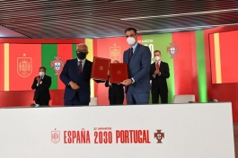 Ispanija ir Portugalija nori kartu rengti 2030-ųjų Pasaulio futbolo čempionatą