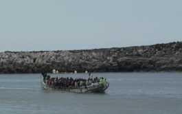 Šimtai migrantų išgelbėti prie Kanarų salų krantų