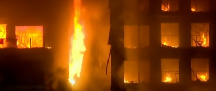 Skaudi nelaimė: Ispanijos daugiabutyje kilus gaisrui žuvo mažiausiai dešimt žmonių