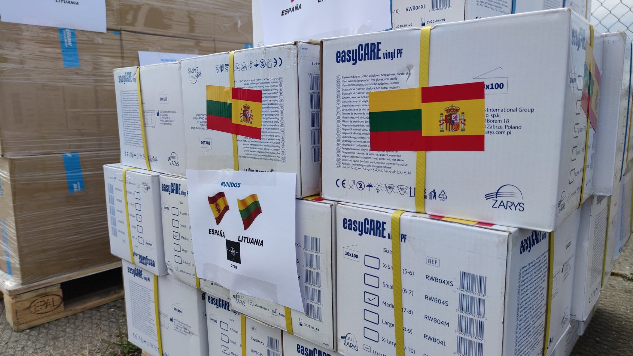 Lietuva dar kartą ištiesė pagalbos ranką Ispanijai