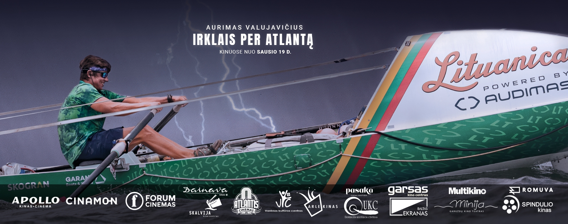 Portugalija kviečia į filmą „Irklais per Atlantą“ Lisabonoje
